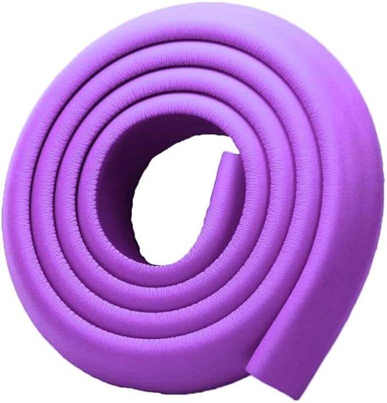 Hyderon Baby Safety Edge Guard, Table Edge Protector Strip for Kids, Baby Proofing Foam for Furniture Edges Guard Cushion Set Child Protection Bumper Strip - 2 Meters (Purple)