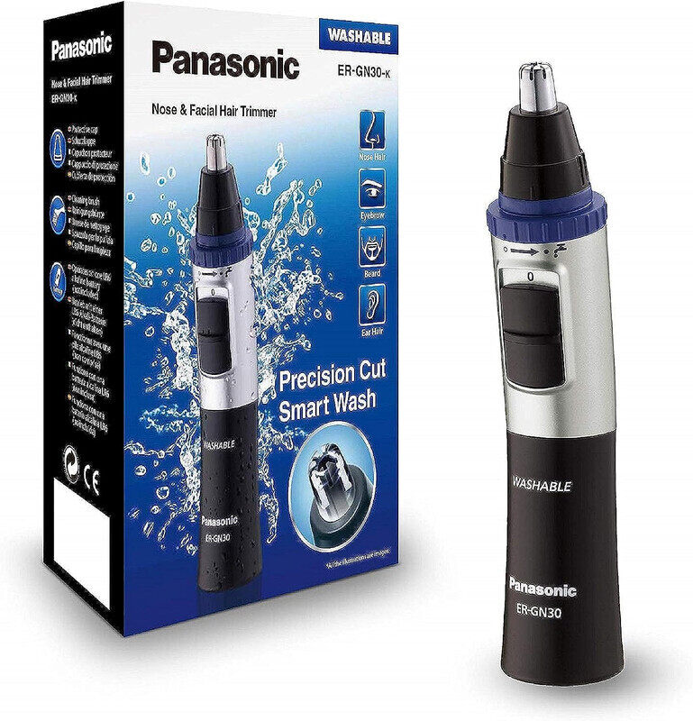 

Panasonic Er-Gn30 Nose Ear & Facial Hair Wet And Dry Trimmer