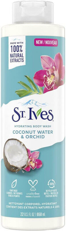 

st.lves ST. Ives Coconut Water & Orchid Hydrating Body Wash 100% Natural 22 oz.