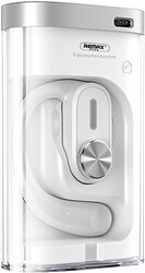 Remax Mena Earbuds Open Buds P3 Bluetooth Series Metal Open-Ear OWS Wireless Earphone With Ear Hook Charging Case Built-in Mic Waterproof Headset, (White)