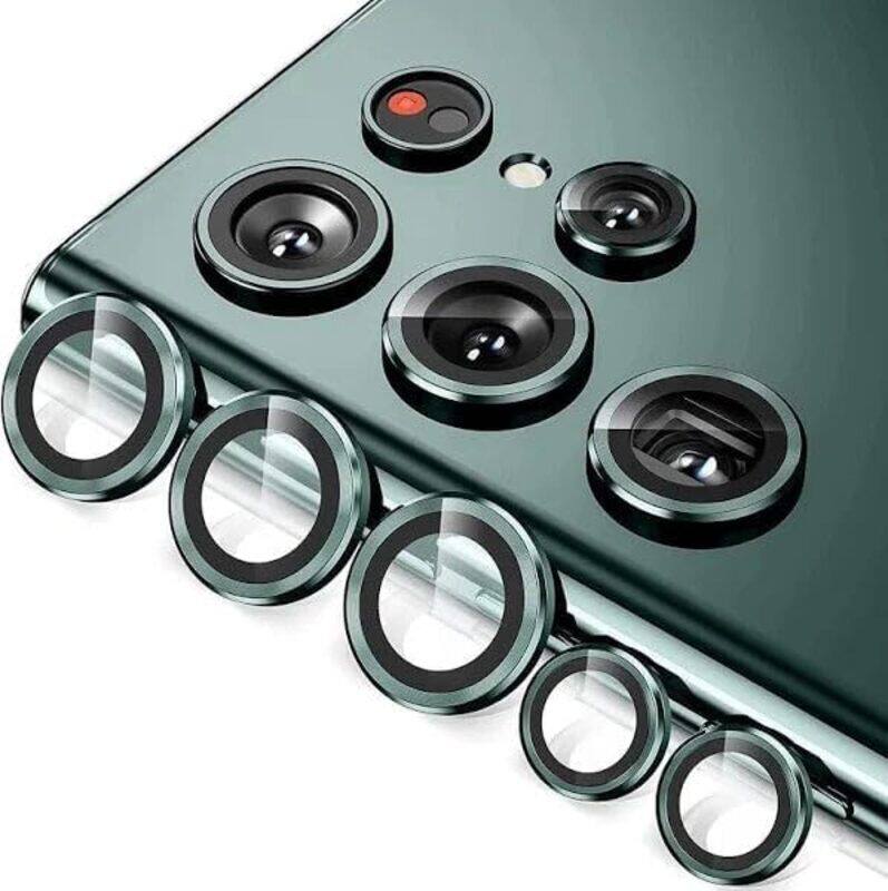 

Limitless Samsung Galaxy S24 Ultra Camera Lens Protector, Individual Lens Protectors, Scratch-Resistant Ultra-Thin Tempered (Green)