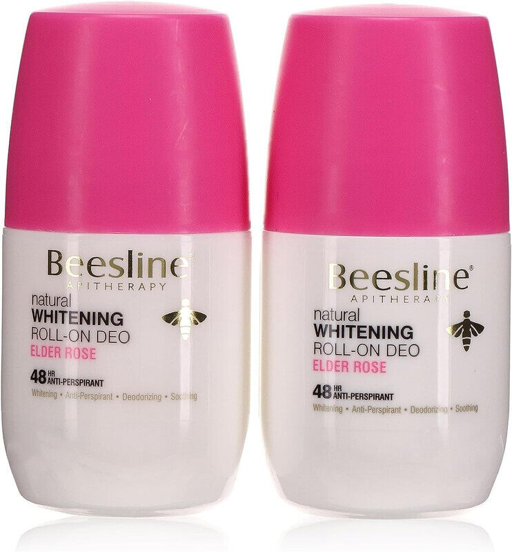 

Beesline Elder Rose Fragrance Whitening Roll-On Deodorant 50 ml 1+1 Free