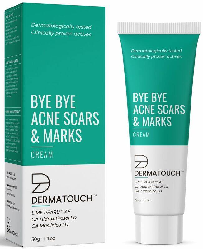 

DERMATOUCH Bye Bye Acne Scars & Marks Cream, Acne Scars Corrector, Formulated Specially to Address Scars & Marks, Suitable For All Skin Types - 30 g