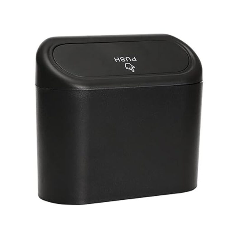 

Limitless 1L Car Interior Storage Box, Trash Can Mini, Push Tray Garbage Box, Door Seat Clip Holder Trash Bin Push Can Mini Tray Dustbin Automotive Ac