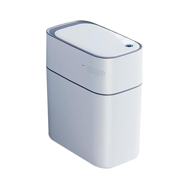 

Limitless Bathroom Trash Can Smart Touchless Motion Sensor Adsorption, Automatic Garbage Can, Plastic Trash Bin, 14 L for Living Room, Bedroom, Office