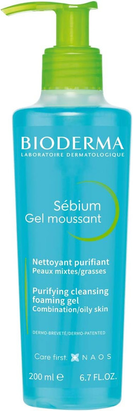 Bioderma Sebium Gel Moussant purifying Cleasing Foaming gel 200ml 6.7 oz