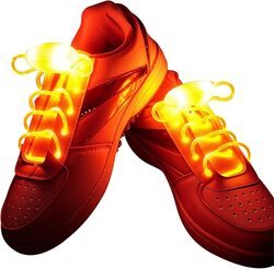 Remax Mena Pair Colorful LED Flash Light Up Shoe Laces Party Disco Shoes Strap Glow Stick 1 Shoelaces Boys Girls Light Up Your Night with 7 Color Modes