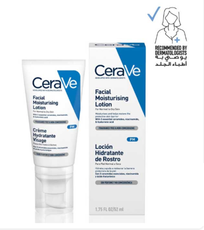 Cerave Facial Moisturizer Lotion PM 52ml