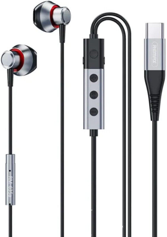 

Remax Mena Wired Voice-Changer Earphones Type-C For Music & Call, Goddess Voice, Child Voice, Uncle Voice, Noise Isolating, Noise Cancellation, Cable