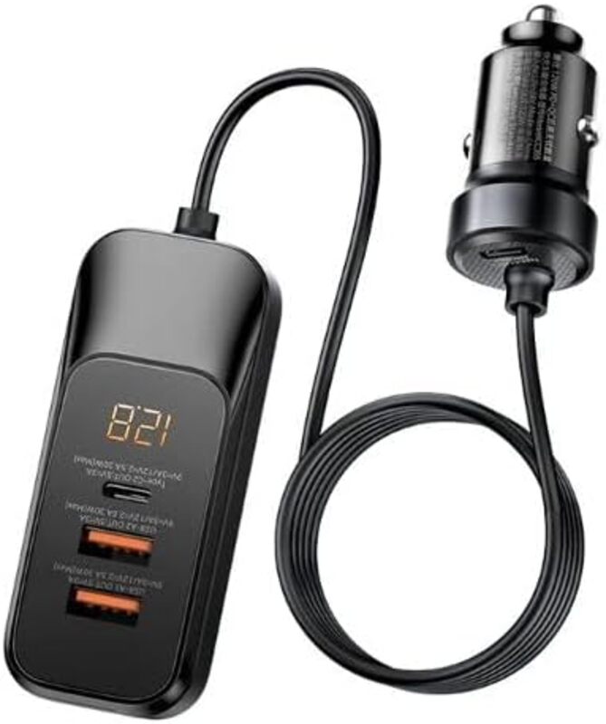 Remax Mena Revolutionize your Car Charging experience with this high-Performance 120W PD + QC Car Charger. Say Goodbye to Low Battery Anxiety with its Fast charging Speed