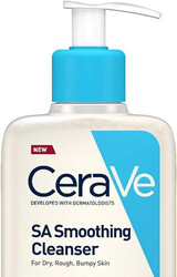 Cerave Sa Smoothing Face And Body Cleanser For Dry, Rough And Bumpy Skin 473Ml With Salicylic Acid