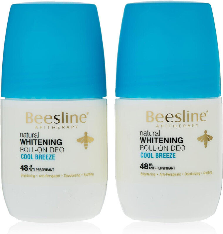 

Beesline Cool Breeze Fragrance Whitening Roll-On Deodorant 50 ml 1+1 Free