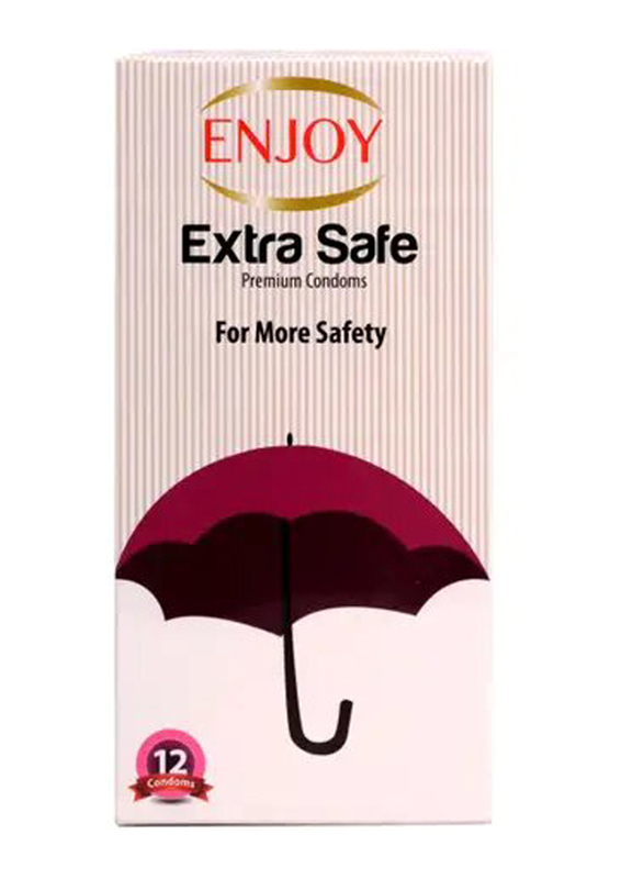 

Enjoy Extra Safe Premium Condoms, 12 Pieces