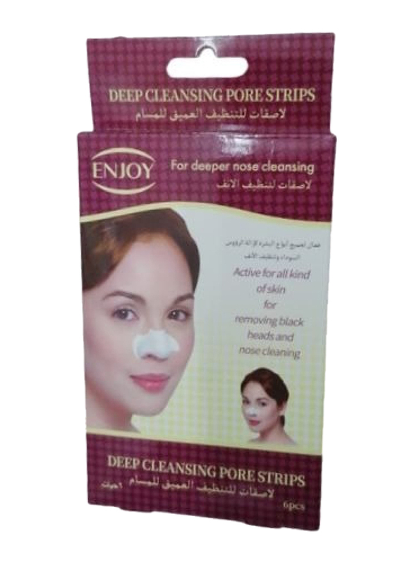 Enjoy Deep Cleansing Nose Strips, 6 Pieces