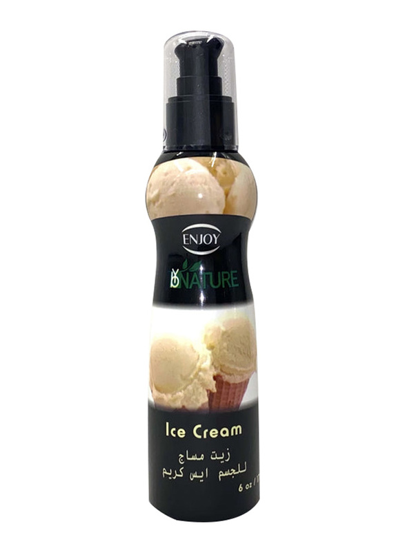 Enjoy Ice-Cream Massage Oil, 175ml