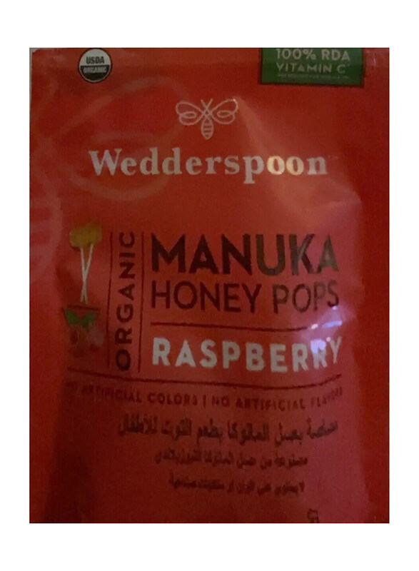 

Wedderspoon Manuka Pops Raspberry Honey, 24 Pieces