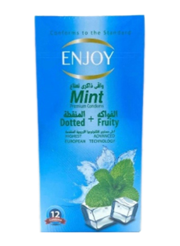 

Enjoy Mint Premium Condoms, 12 Pieces