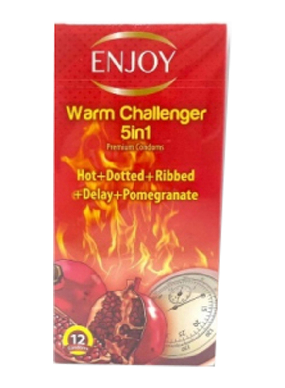 

Enjoy Worm Challenger Premium Condoms, 12 Pieces