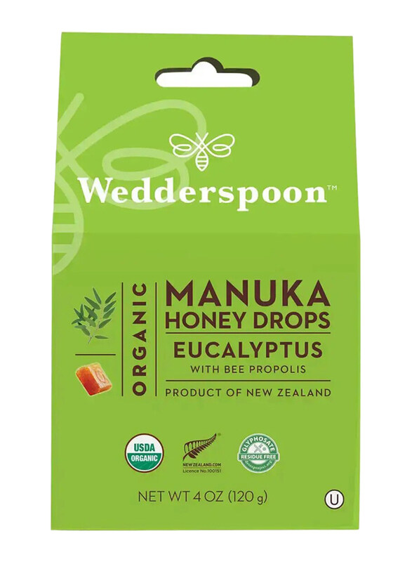 

Wedderspoon Sa Organic Manuk Eucalyptus Honet Drops, 120g