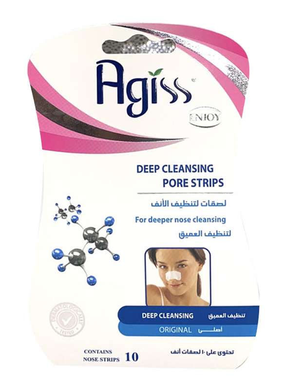 Agiss Deep Nose Strips, 10 Pieces