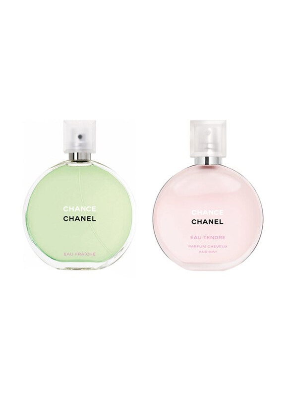 

Chanel 2-Piece Chance Eau Fraiche Gift Set for Women, 50ml EDT Perfume, 35ml Hair Mist