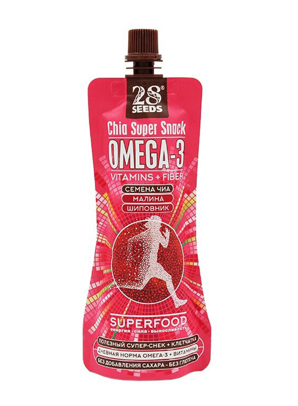 

28 Seeds Super Snack with Chia Seeds, 150ml, Raspberry & Rosehip, 3 Pieces