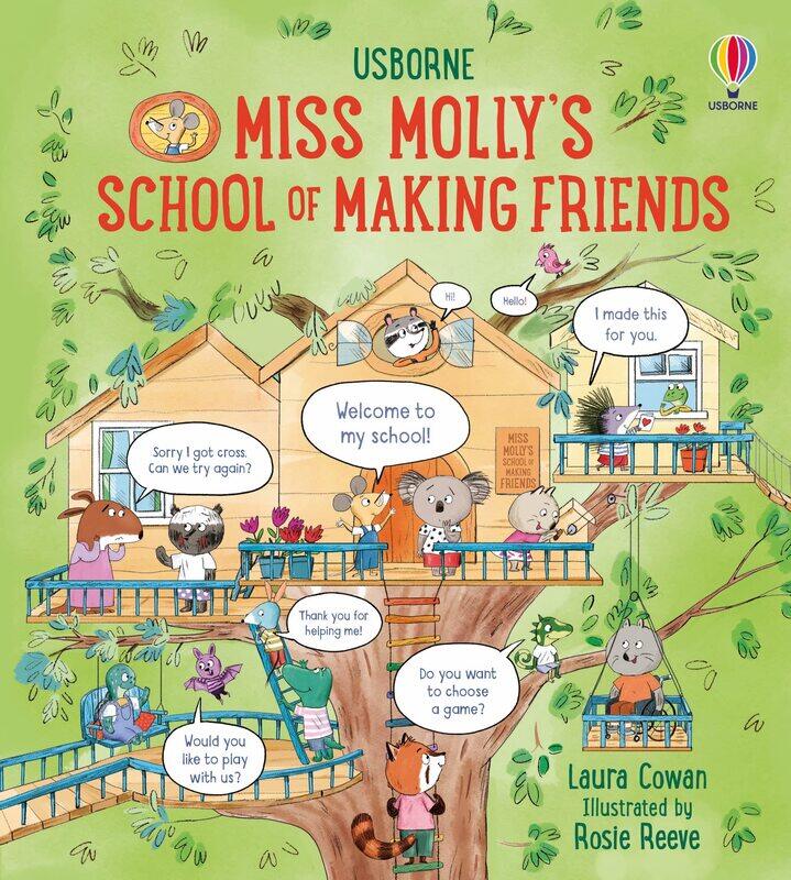 

Usborne GB Miss Molly's School of Making Friends: A Friendship Book for Children