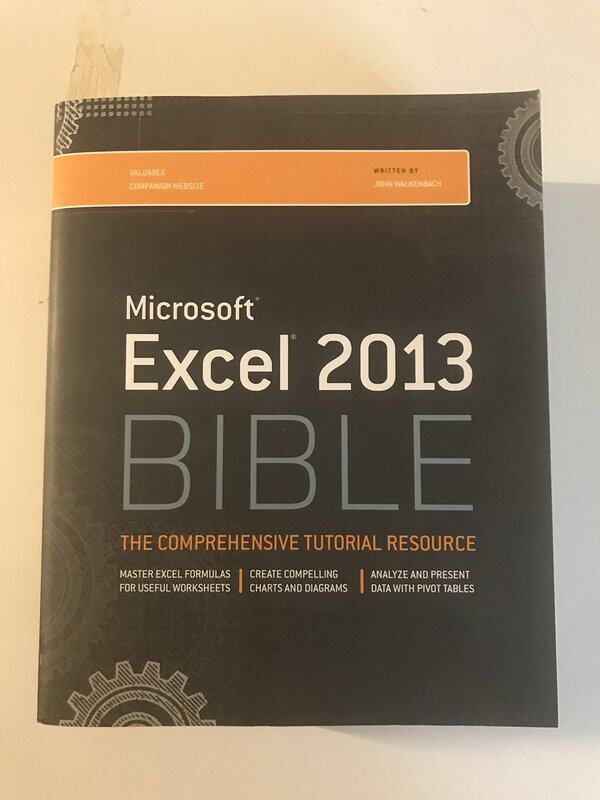 

Excel 2013 Bible