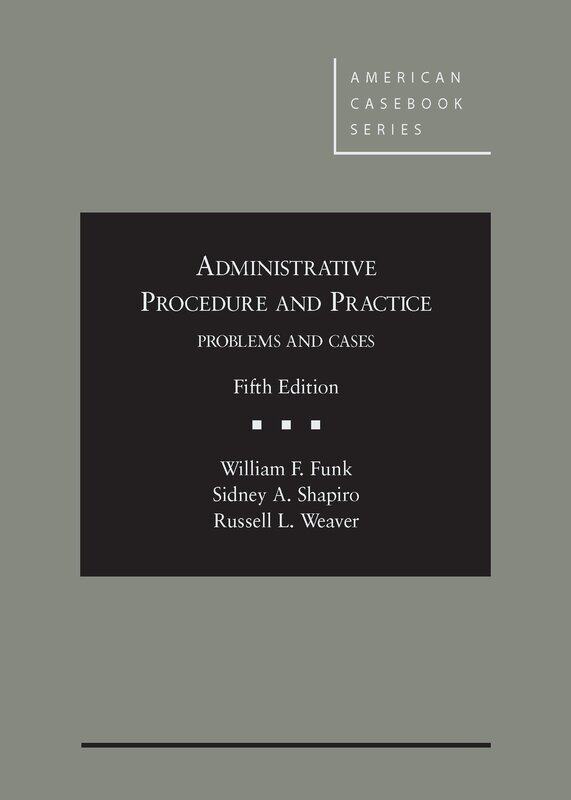 

Administrative Procedure and Practice