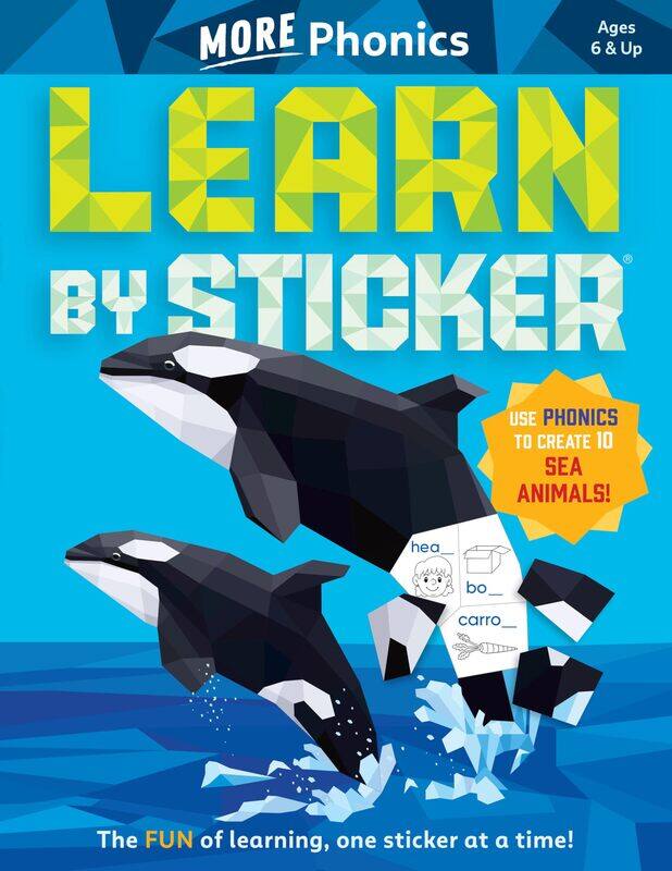 

Workman Learn by Sticker: More Phonics: Use Phonics to Create 10 Sea Animals!