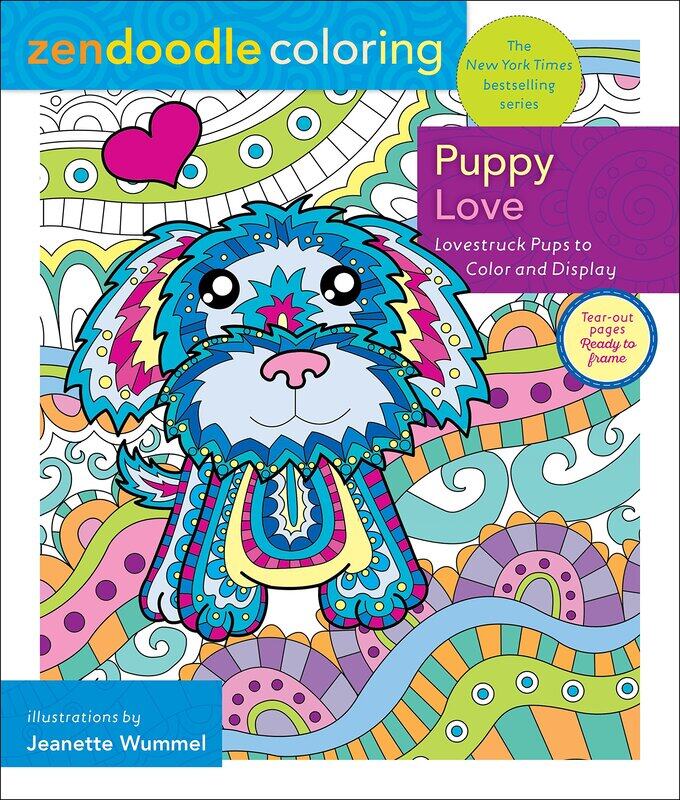 

Zendoodle Coloring: Puppy Love: Lovestruck Pups to Color and Display