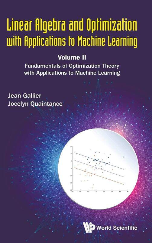 

Linear Algebra And Optimization With Applications To Machine Learning - Volume Ii: Fundamentals Of Optimization Theory With Applications To Machine Le