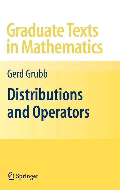 

Distributions and Operators