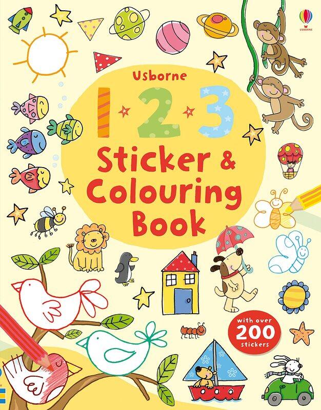 

Usborne Publishing Ltd 123 Sticker and Colouring book