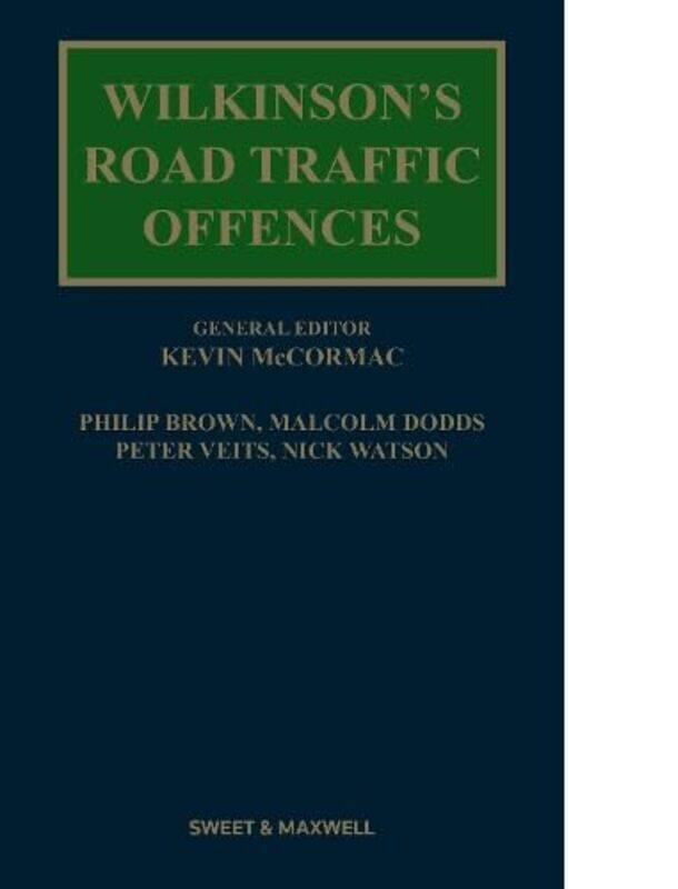

Wilkinson's Road Traffic Offences