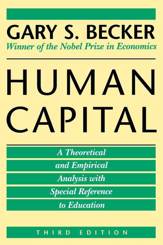 

Human Capital: A Theoretical and Empirical Analysis, with Special Reference to Education, 3rd Edition