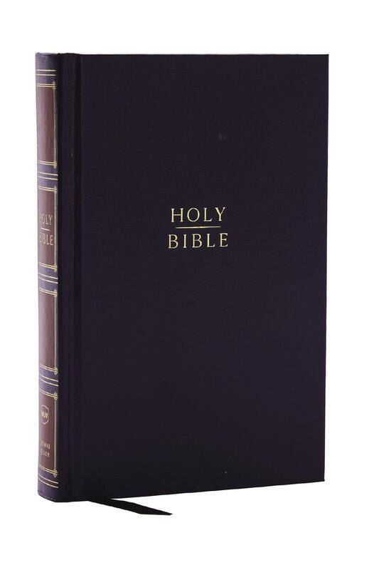 

NKJV, Compact Center-Column Reference Bible, Hardcover, Red Letter, Comfort Print
