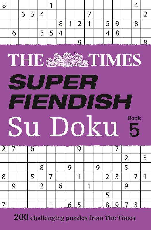 

The Times Super Fiendish Su Doku Book 5: 200 Challenging Puzzles from the Times