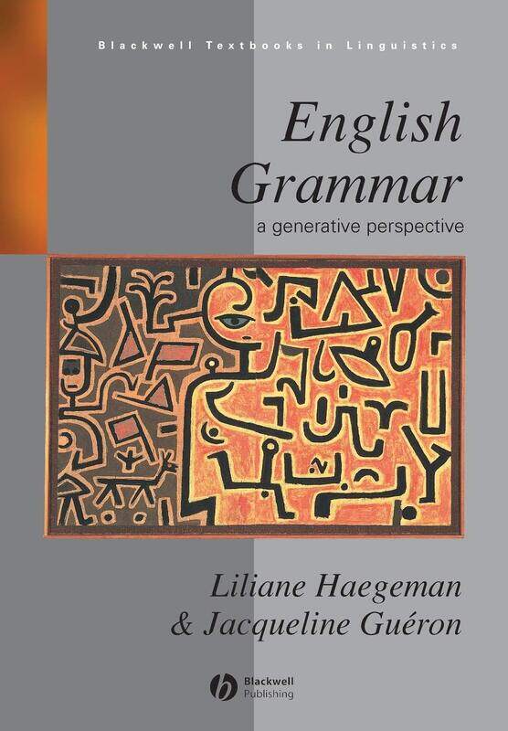 

English Grammar: A Generative Perspective