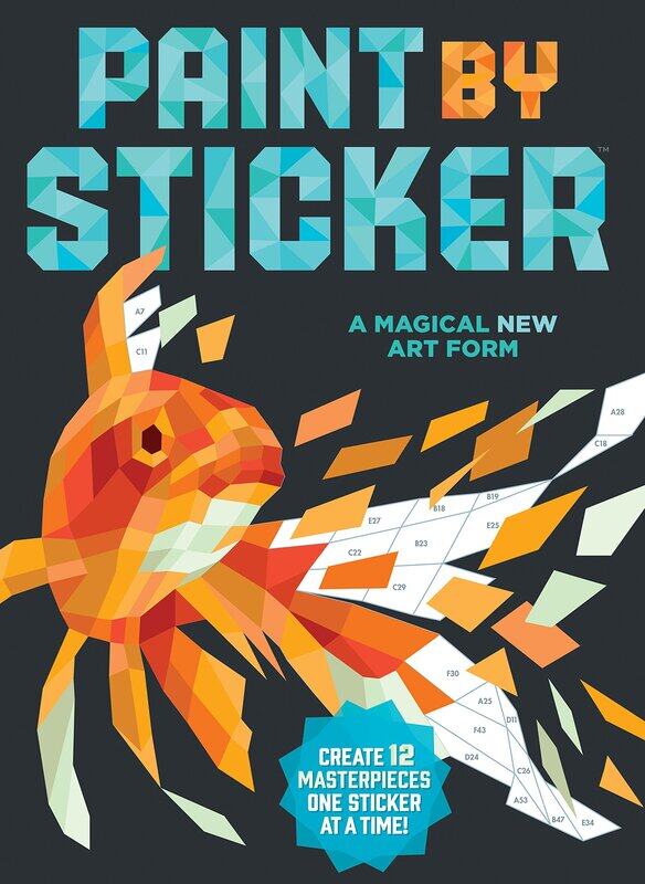 

Paint by Sticker: Create 12 Masterpieces One Sticker at a Time!