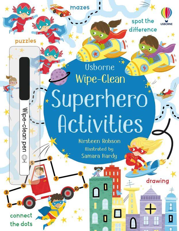 

Wipe-Clean Superhero Activities
