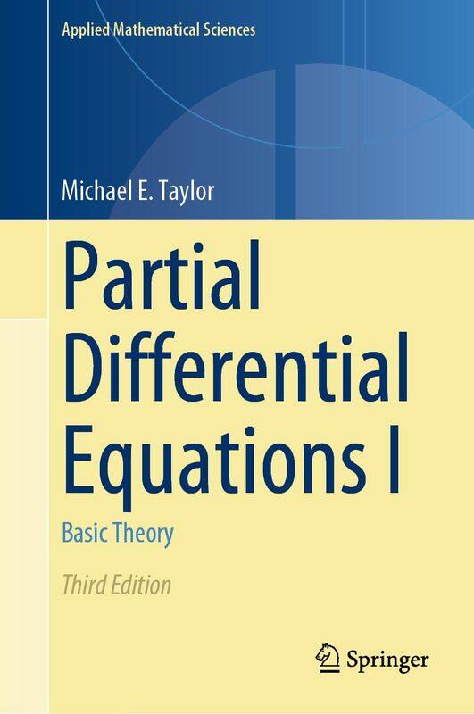 

Partial Differential Equations I: Basic Theory