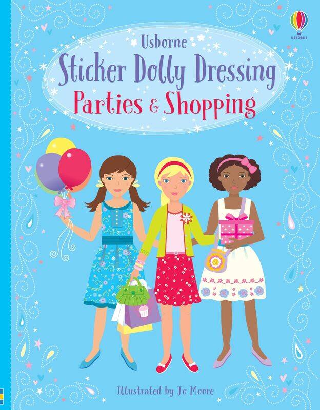 

Usborne Publishing Ltd Sticker Dolly Dressing Parties & Shopping