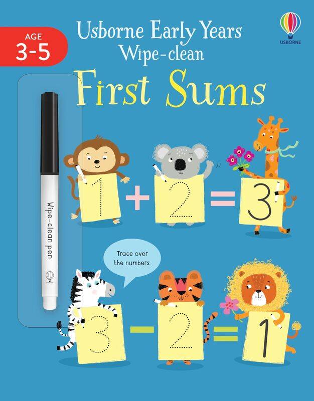 

Usborne Early Years Wipe-Clean First Sums