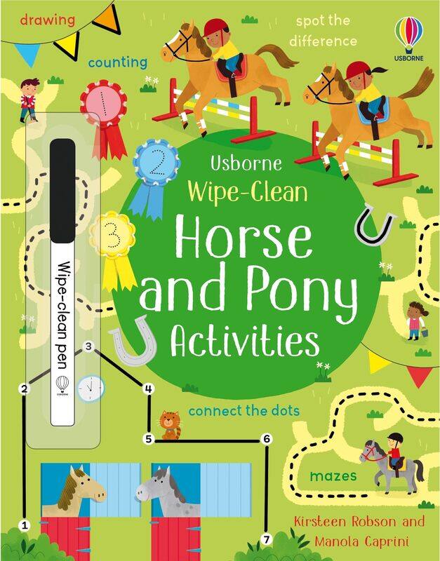 

Wipe-Clean Horse and Pony Activities