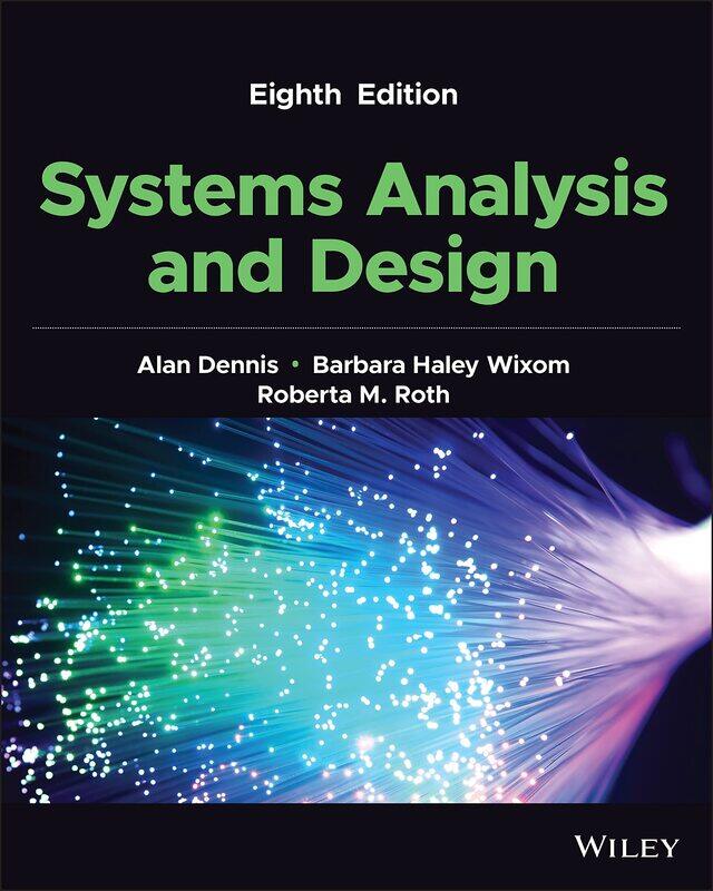 

Systems Analysis and Design