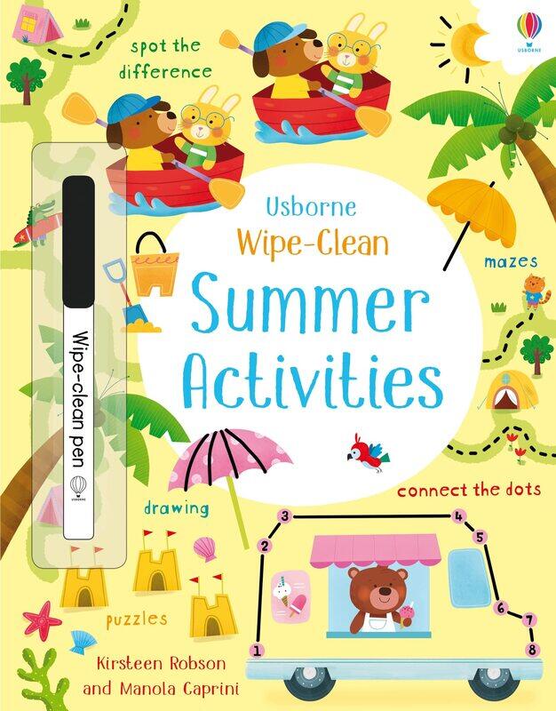 

Usborne Publishing Ltd Wipe-Clean Summer Activities