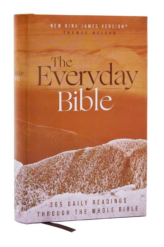 

NKJV, The Everyday Bible, Hardcover, Red Letter, Comfort Print: 365 Daily Readings Through the Whole Bible