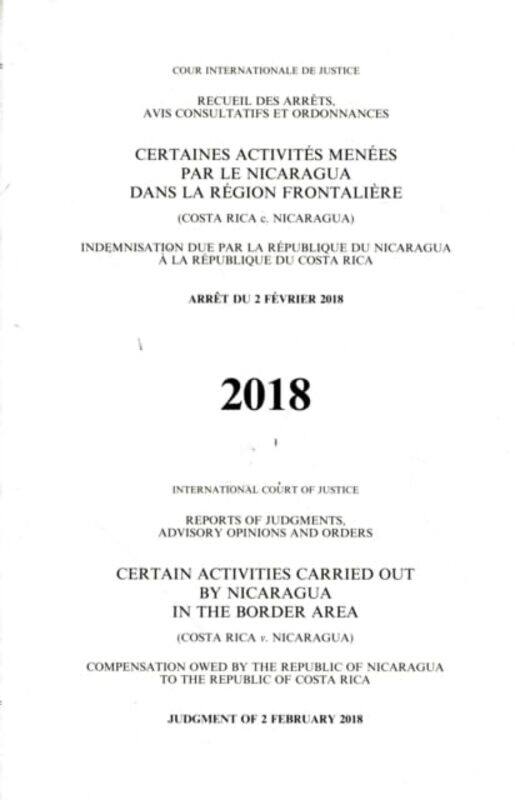 

Certain activities carried out by Nicaragua in the border area: (Costa Rica v. Nicaragua), judgment of 2 February 2018