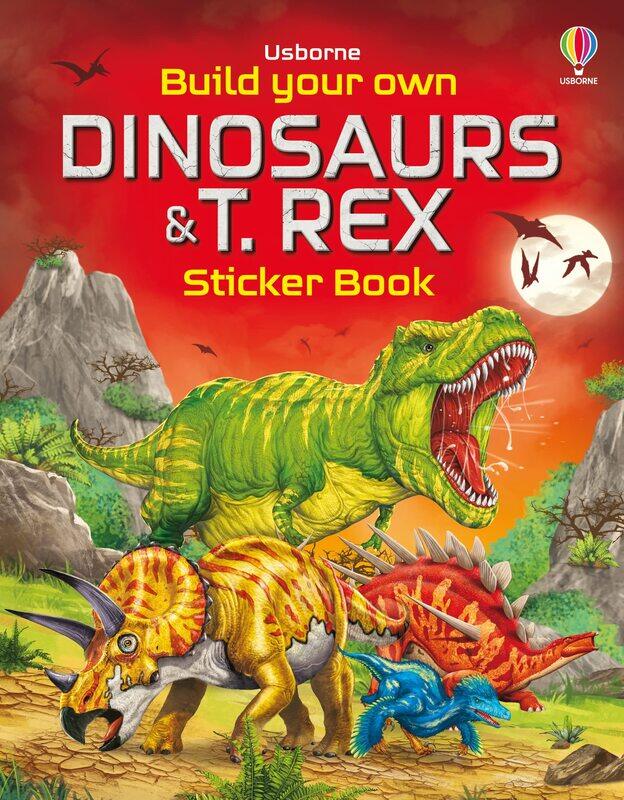 

Usborne GB Build Your Own Dinosaurs and T. Rex Sticker Book